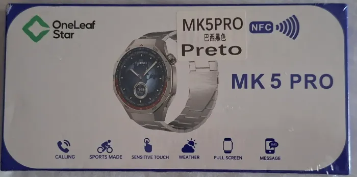 Smartwatch Preto  MK 5 Pro