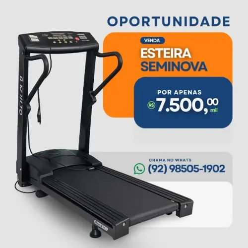 Esteira Ergométrica Seminova - Excelente Estado
