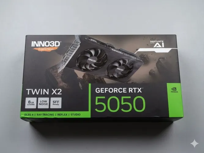Placa de Vídeo RTX 5050 (Nova / Lacrada na Caixa)