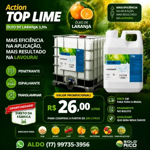 Óleo de Laranja Solo Rico - Menor Preço!