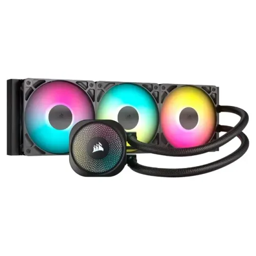 NOVO!!! Water Cooler Corsair NAUTILUS 360, ARGB, 360mm, AMD e Intel, Preto - CW-9060093-WW