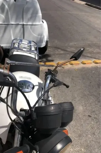 Moto + carretinha rebomoto