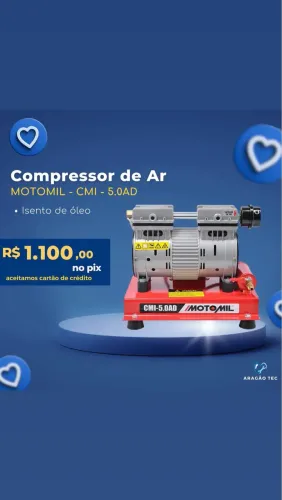 Motor ar direto Motomil