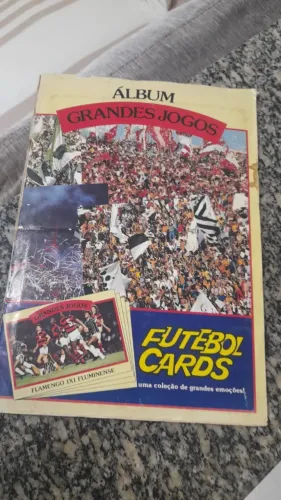 Álbum Futebol Cards Grandes Jogos anos 70 - completo - original