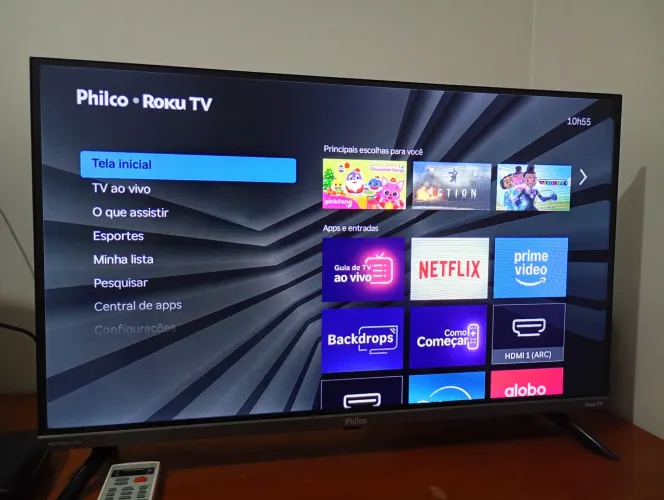 Smart Tv Philco de 32 Polegadas. Nova, com nota e caixa.