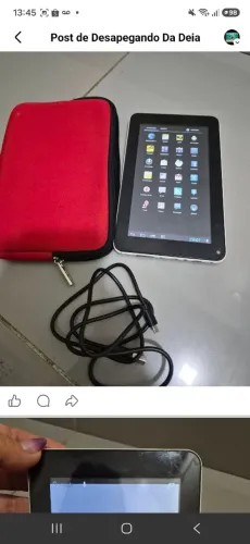 Tablet DL, otimo p criançada brincar! Precisa configurar!