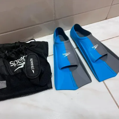 Nadadeira Infantil Speedo - AZUL/CINZA - ORIGINAL