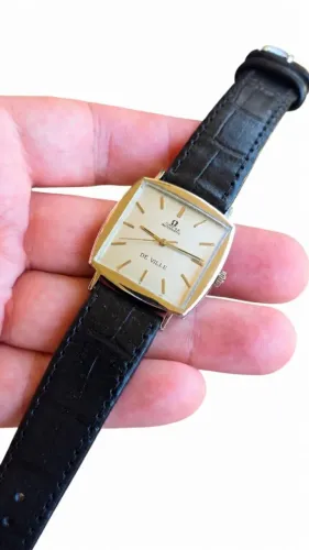 Omega De Ville Automático Calibre 711 Anos 70 Caixa Slim Vintage Raro