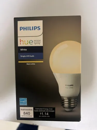 lampada philips hue single a19 bulb eram white 