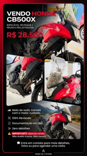 CB 500x - Impecável
