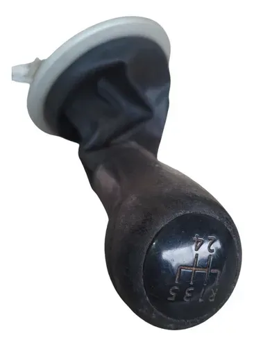Manopla Coifa Cambio Vw Fox Gol Saveiro 2010/12 C/ Detalhe Preto