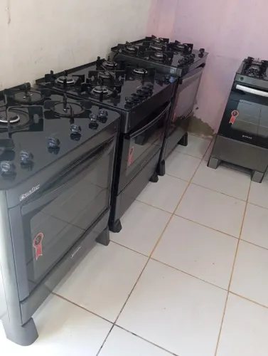 FOGÃO MESA DE VIDRO