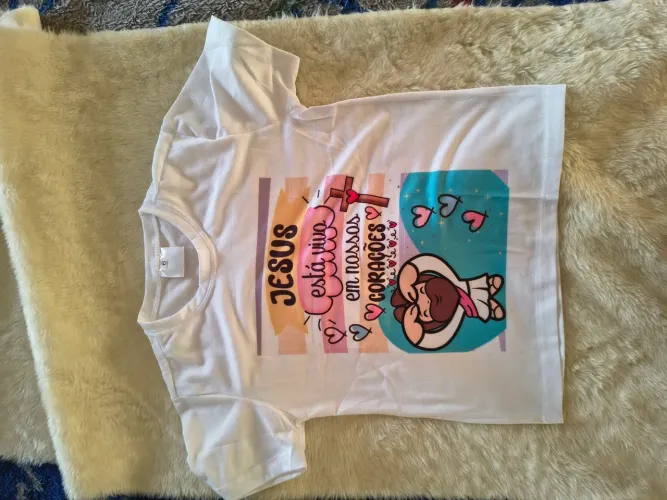Camiseta infantil Jesus