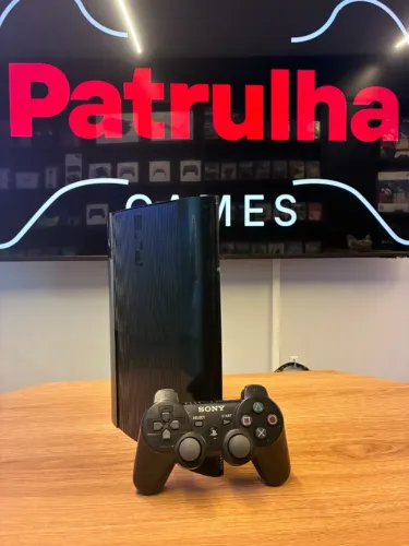 PS3 SUPER SLIM 500GB DESBLOQUEADO SO JOGO TOP + GARANTIA + LOJA FISICA