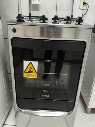 Fogão Consul inox acendimento automático 