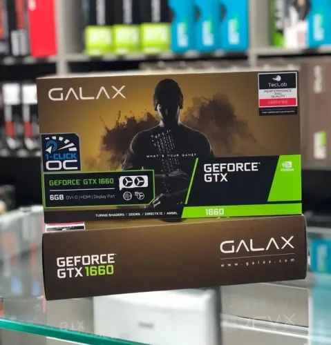 Placa de Vídeo Galax NVIDIA GeForce GTX 1660 6GB