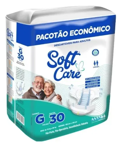 FRALDA GERIÁTRICA SOFTCARE TAM G