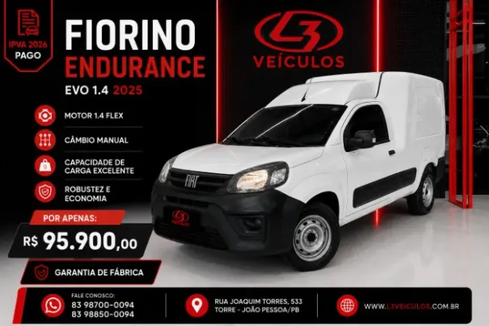 Fiat Fiorino Endurance EVO 1.4 Flex 8V 2P 2025