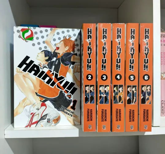 Mangá Haikyu!! Vols. 1 ao 6 - Editora JBC