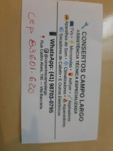 Assistência técnica em eletrônicos 