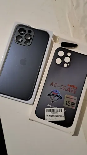 Capa iPhone 15 promax logo luxo  com vidro premium