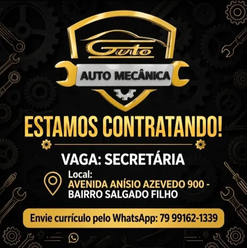 Vaga para secretária