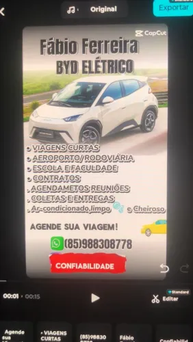 Particular cadastrado na Uber,pop 4 anos