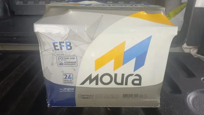 BATERIA AUTOMOTIVA MOURA START STOP - TECNOLOGIA EFB - 12V 60Ah - MF60AD