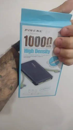 Carregador Portátil Power Bank 10000mah Universal Com Cabo
