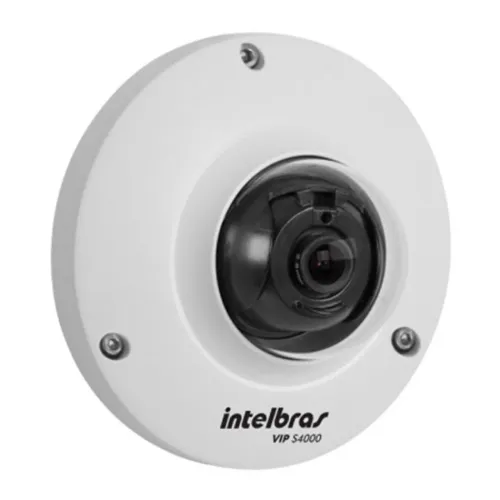 Câmera Ip Dome VIP S4000 1 Megapixel Infra 20m Intelbras