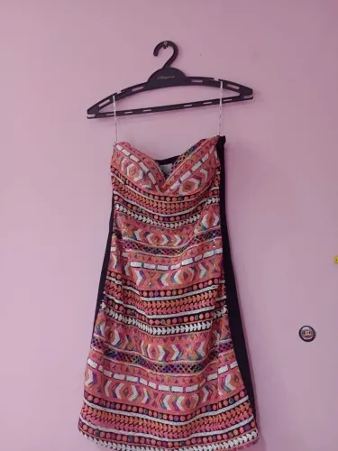 Vestido com paetê 