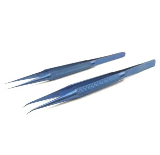 Pinça Precisão de Liga Titanium 0.15mm, Ponta Reta ou Curvada (99995.9905 zap)