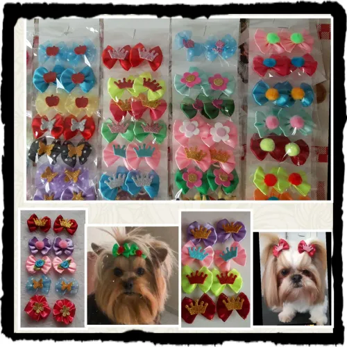 Laços para cachorro, lacinhos pet , Banho e tosa