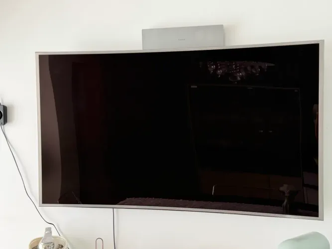 Tv Samsung 55 polegadas 55JS9000 COM DEFEITO! LER ANÚNCIO!!?