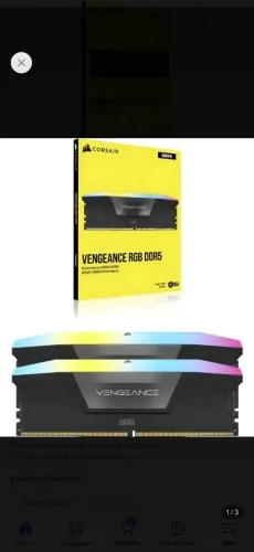 Memoria ram veageance 2x48gb