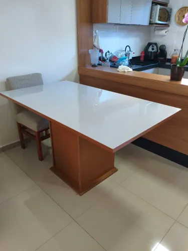 Mesa 1.60 de vidro venda somente no pix