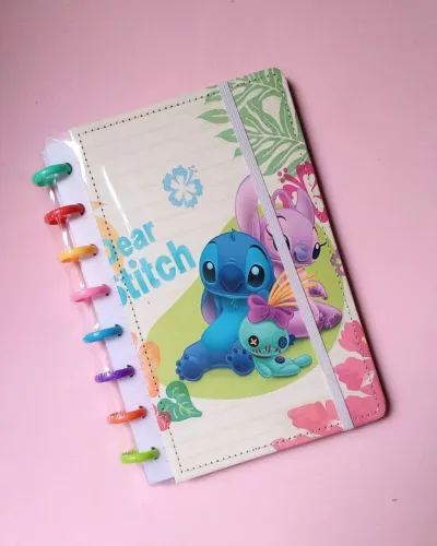 Caderno de discos inteligente Stitch A5