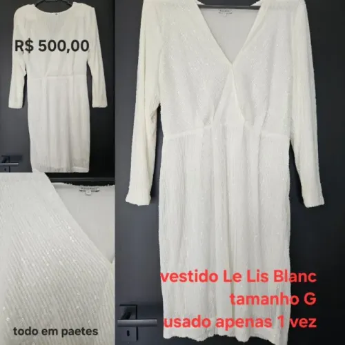 Vestido Le Lis Blanc Branco G