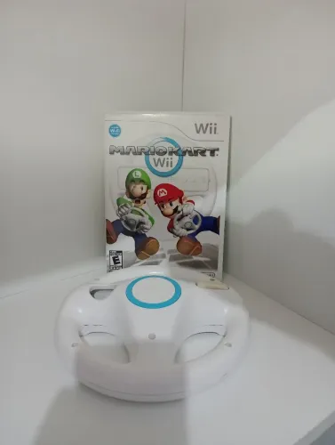MARIO KART WII + ACESSÓRIO VOLANTE ORIGINAL