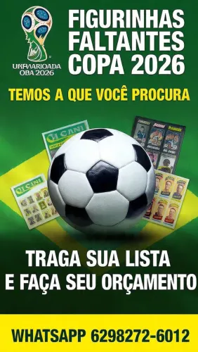 Figurinhas Copa 2026 - Complete seu Álbum