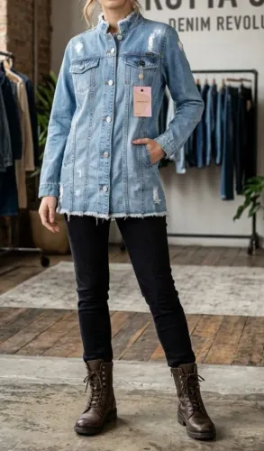 MAX JAQUETA JEANS ROTA CLUB TAM M