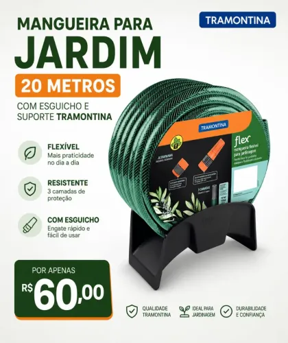Mangueira 20m tramontina