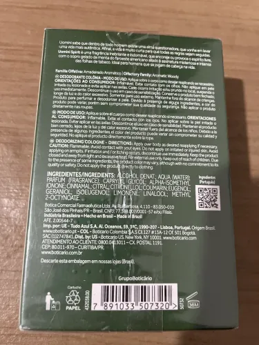 Perfume Boticário uomini