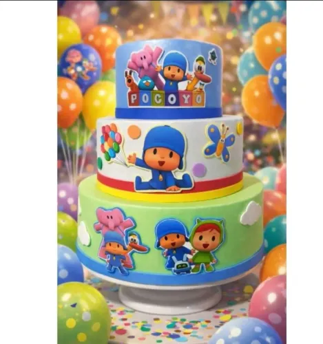 Bolo fake Pocoyo 