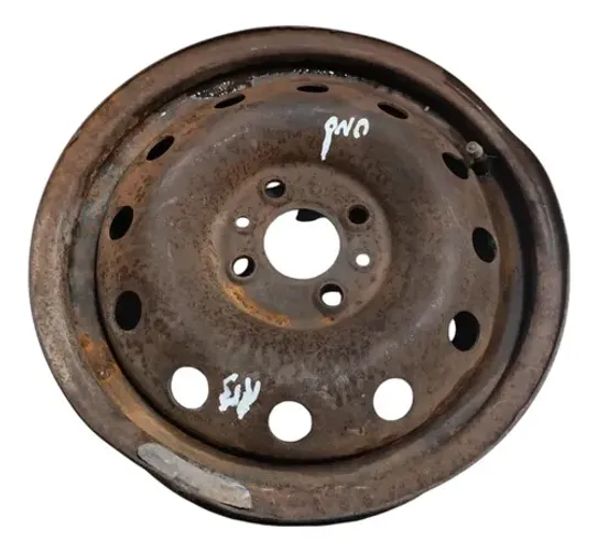 Roda Aro 14 Ferro Fiat Palio Uno Siena 1.0 1999 2000 2001 Preto
