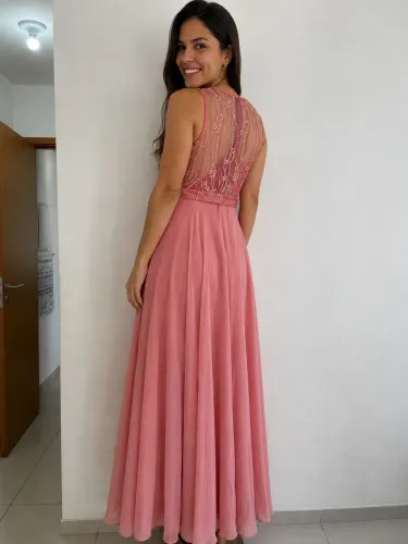 Vestido longo para festa