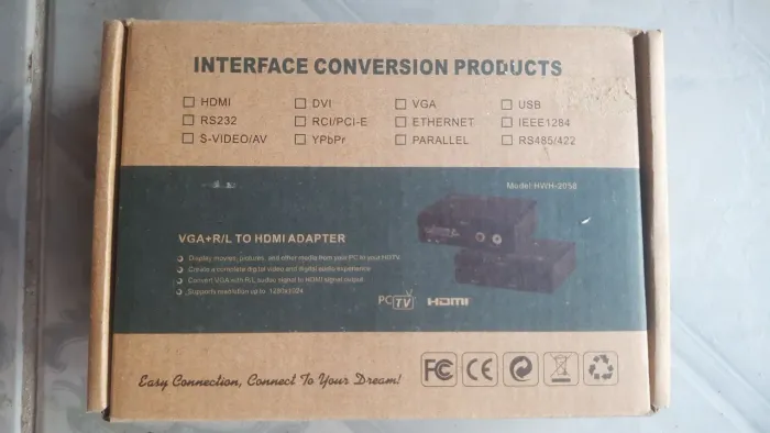 Conversor de VGA P/HDMI