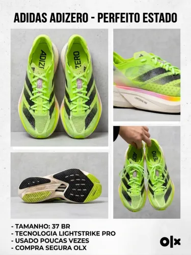 Adidas Adizero Adios Pro 3 - Tam. 37 BR (Original)