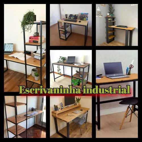 Escrivaninha escritório industrial