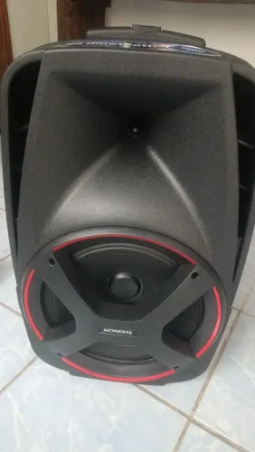 Caixa de som amplificada mondial ll 550W RMS
